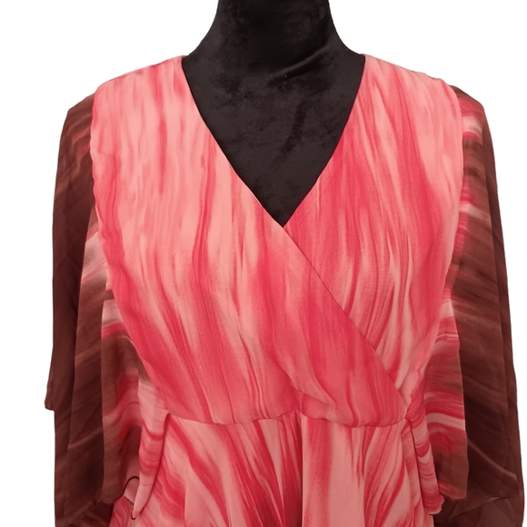 Antthony Long & Lucious Multi-Color Tunic Blouse Women's Size Large - Picture 2 of 8